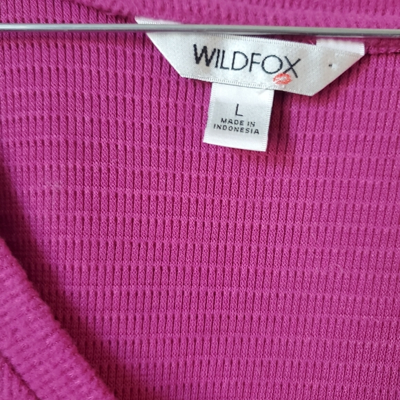 Wildfox Haley Brushed V-Neck Pullover - Picture 6 of 8